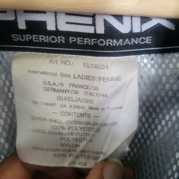 PHENIX Superior Performance Womens Ski Jacket Belted Size 38/M - Picture 4 of 14